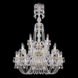 Люстра хрустальная 1402/16+8+4/300/XL-123/3d G