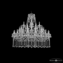 Подвесная люстра Bohemia Ivele Crystal 1413 1413/20+10+5/400 Ni
