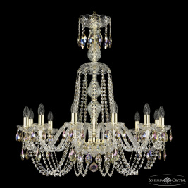 Люстра подвесная Bohemia Ivele Crystal 1402/12/300/XL-90 G K801