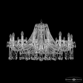 Подвесная люстра Bohemia Ivele Crystal 1413 1413/16/360 Ni