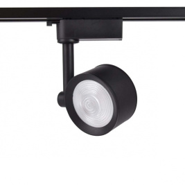 Однофазный LED светильник 12W 4200К для трека Ambrella light Track System GL6392 BK
