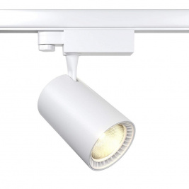 Трехфазный LED светильник 20W 3000К для трека Maytoni Technicall Vuoro TR029-3-20W3K-S-W