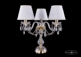 Настольная лампа хрустальная 1406L/3/141-39 G SH2A-160