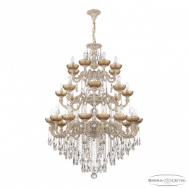 Подвесная люстра Bohemia Ivele Crystal AL7901 AL79101/16+8+8/300/3d B WMG P Amber/M-1F