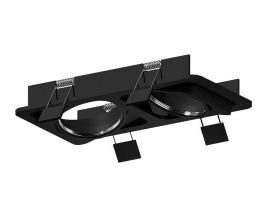 Корпус светильника встраиваемый поворотный для насадок D70mm Ambrella light Diy Spot C7664