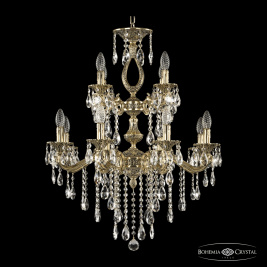 Подвесная люстра Bohemia Ivele Crystal Verona 72302/8+4/210/2d B GB