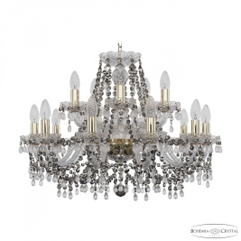 Люстра подвесная Bohemia Ivele Crystal 1410/10+5/240 G V0300 R731