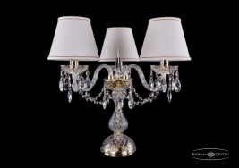 Настольная лампа хрустальная 1406L/3/141-39 G SH40A-160