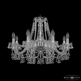 Подвесная люстра Bohemia Ivele Crystal 1409 1409/8/240 Ni