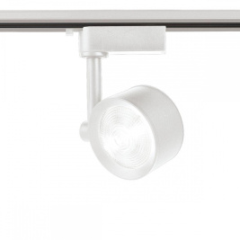Однофазный LED светильник 7W 4200К для трека Ambrella light Track System GL6388 WH