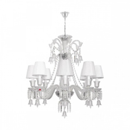 Подвесная люстра с подвесками Loft IT Zenith 10210/8 White