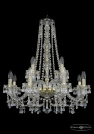Подвесная люстра Bohemia Ivele 1410/8+4/240/h-74/G/V0300