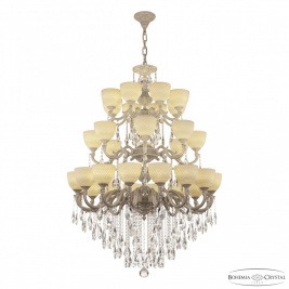 Подвесная люстра Bohemia Ivele Crystal AL7801 AL78101/16+8+8/300/3d B WMN P1 U Wave