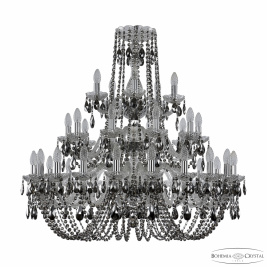 Люстра подвесная Bohemia Ivele Crystal 1402/20+10+5/360/3d Ni R781
