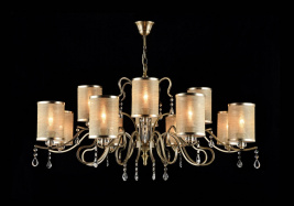 Подвесная люстра Freya Faust FR2300-PL-12-BZ