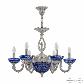 Подвесная люстра Bohemia Ivele Crystal Florence 71403P/6/175 NW P Clear-Blue/H-1J FA10S