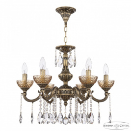 Подвесная люстра Bohemia Ivele Crystal AL7801 AL78101/6/175 A AGB P Amber/M-1F