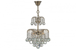 Подвесная люстра с хрустальными подвесками Arti Lampadari Bellagio E 1.5.30.100 N