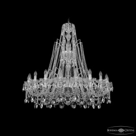 Подвесная люстра Bohemia Ivele Crystal 1411 1411/20/400/XL-120 Ni