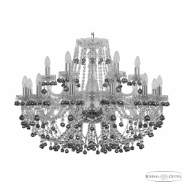 Люстра подвесная Bohemia Ivele Crystal 1409/12+6/300 Ni K731