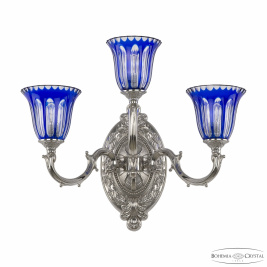 Бра Bohemia Ivele Crystal 7214B12/2+1/210 Ni P2 U Clear-Blue/H-1H