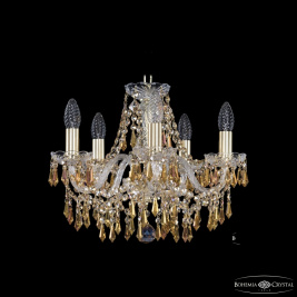 Люстра подвесная Bohemia Ivele Crystal 1403/5/141 G R777