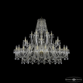 Люстра подвесная Bohemia Ivele Crystal 1411/24+6+6/530 G